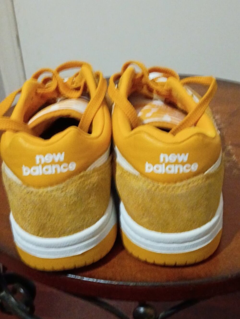 New Balance 480 Shoes Mens Size 7 Skate Suede BB480LWA Sneakers Varsity Gold - Picture 10 of 13